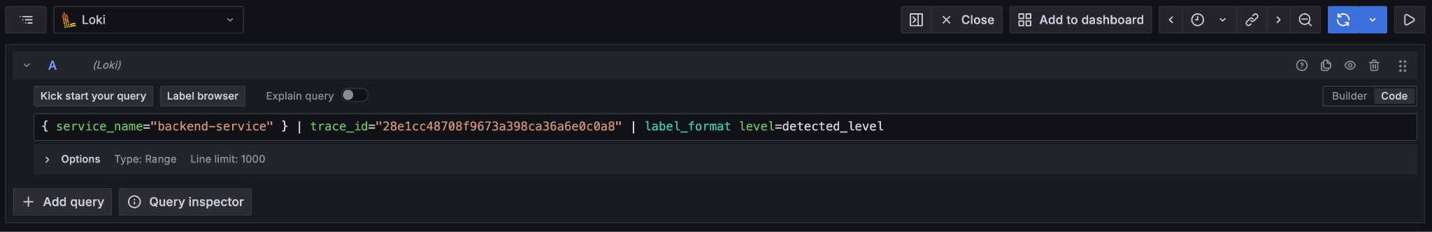 Loki query