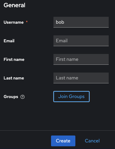 user details